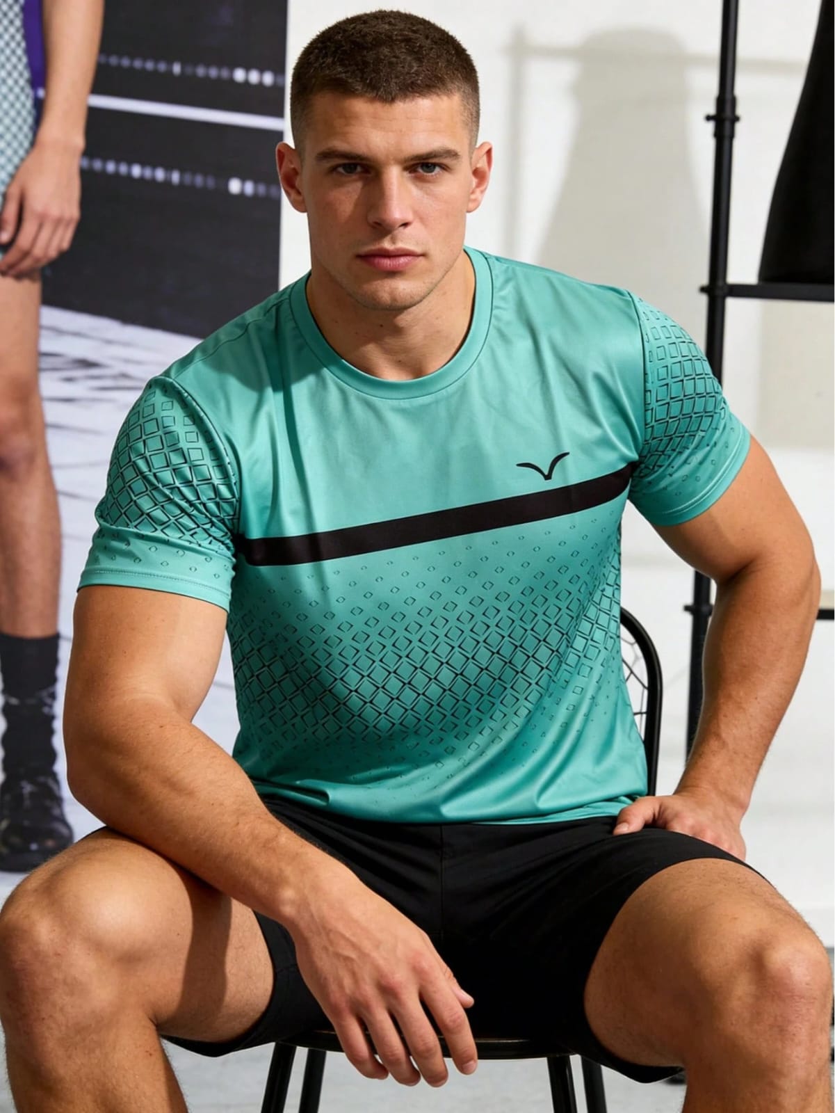 CAMISA VERDE MENTA DE HOMBRE 0009412