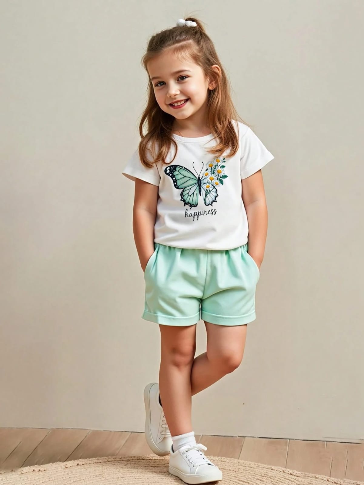 CONJUNTO DE SHORT DE NIÑA