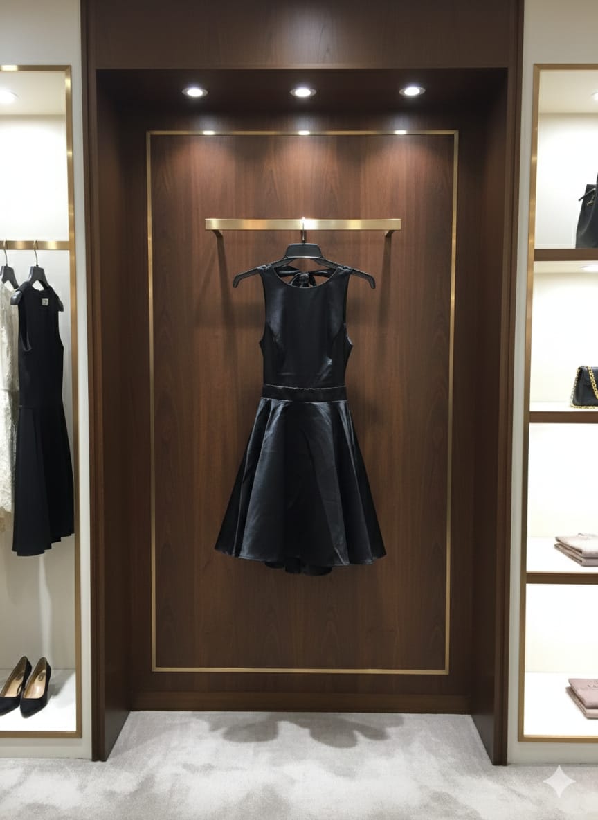 VESTIDO COLOR NEGRO