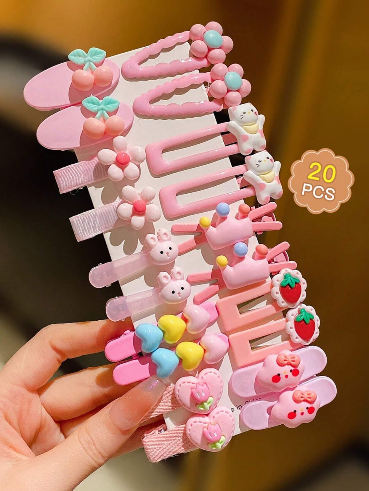 SET DE GANCHITOS DE NIÑA