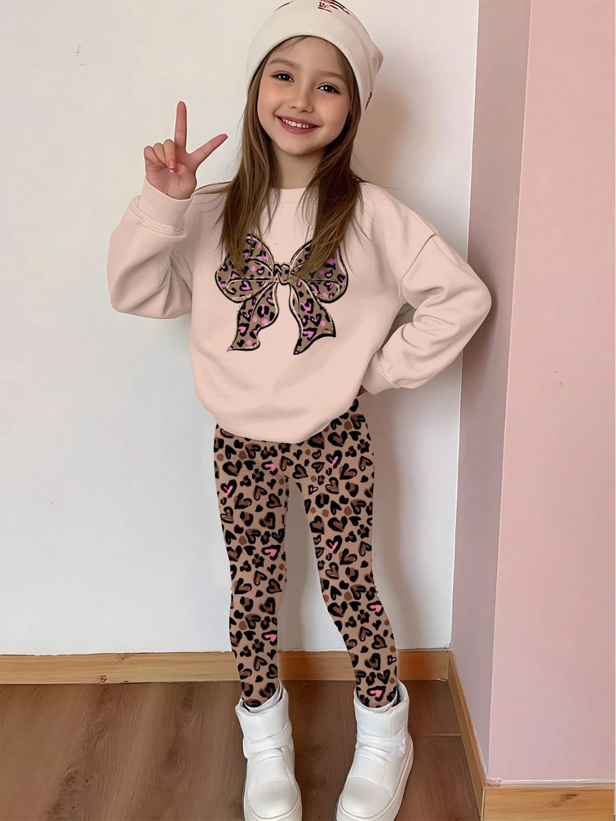 SET DE SUDADERA Y LICRA DE NIÑA