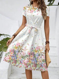 VESTIDO CON FLORES DE DAMA