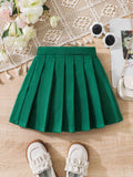 FALDA DE NIÑA COLOR VERDE