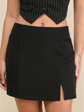 FALDA SHORTS COLOR NEGRO