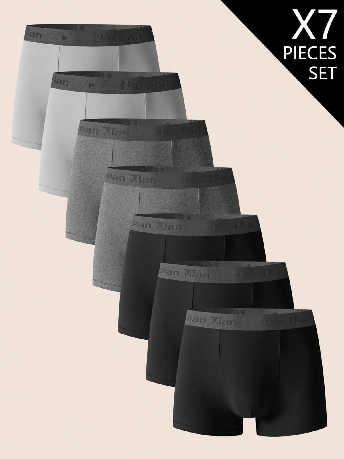 SET DE 7 BOXER DE HOMBRE
