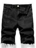 SHORT JEAN NEGRO DE HOMBRE