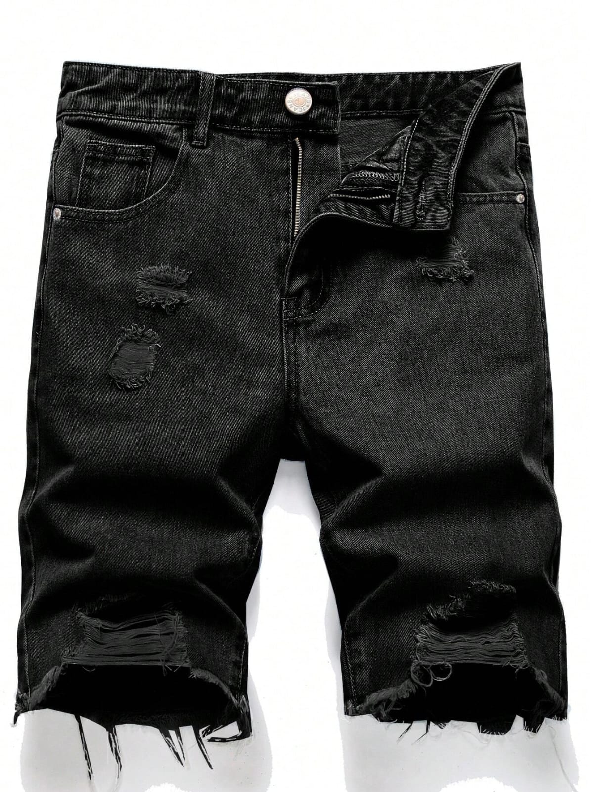 SHORT JEAN NEGRO DE HOMBRE