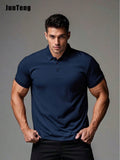 CAMISA DE 3 BOTONES COLOR AZUL PARA HOMBRE