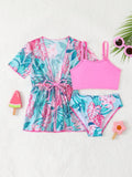 TRAJE DE BAÑO DE 3 PIEZAS DE NIÑA