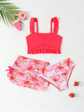 TRAJE DE BAÑO 3 PIEZAS DE NIÑA