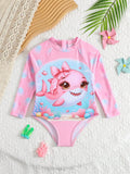 TRAJE DE BAÑO MANGA LARGA DE NIÑA