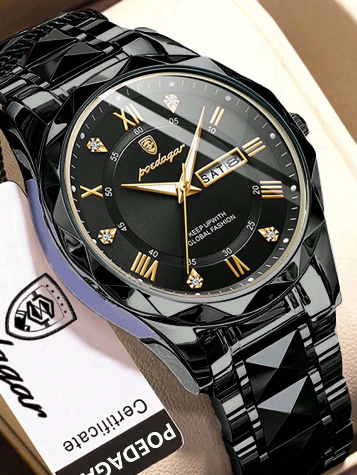 RELOJ DE ACERO INOSIDABLE DE CABALLERO