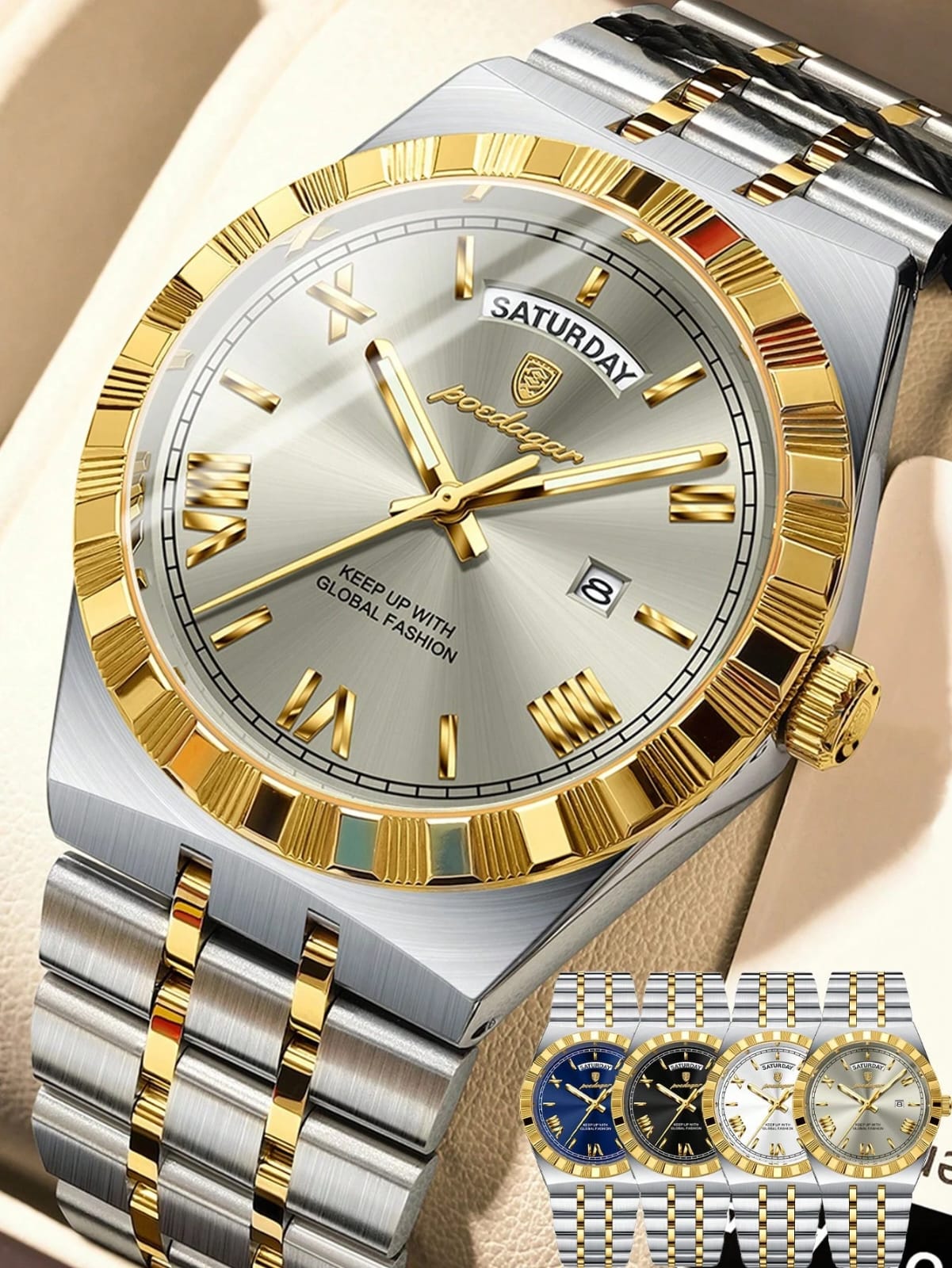 RELOJ ACERO INOXIBABLE DE HOMBRE
