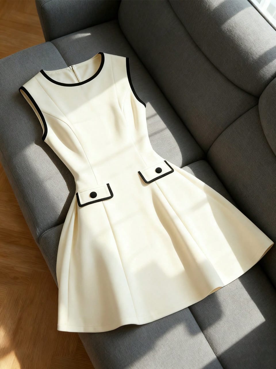 VESTIDO DE DAMA COLOR BEIS