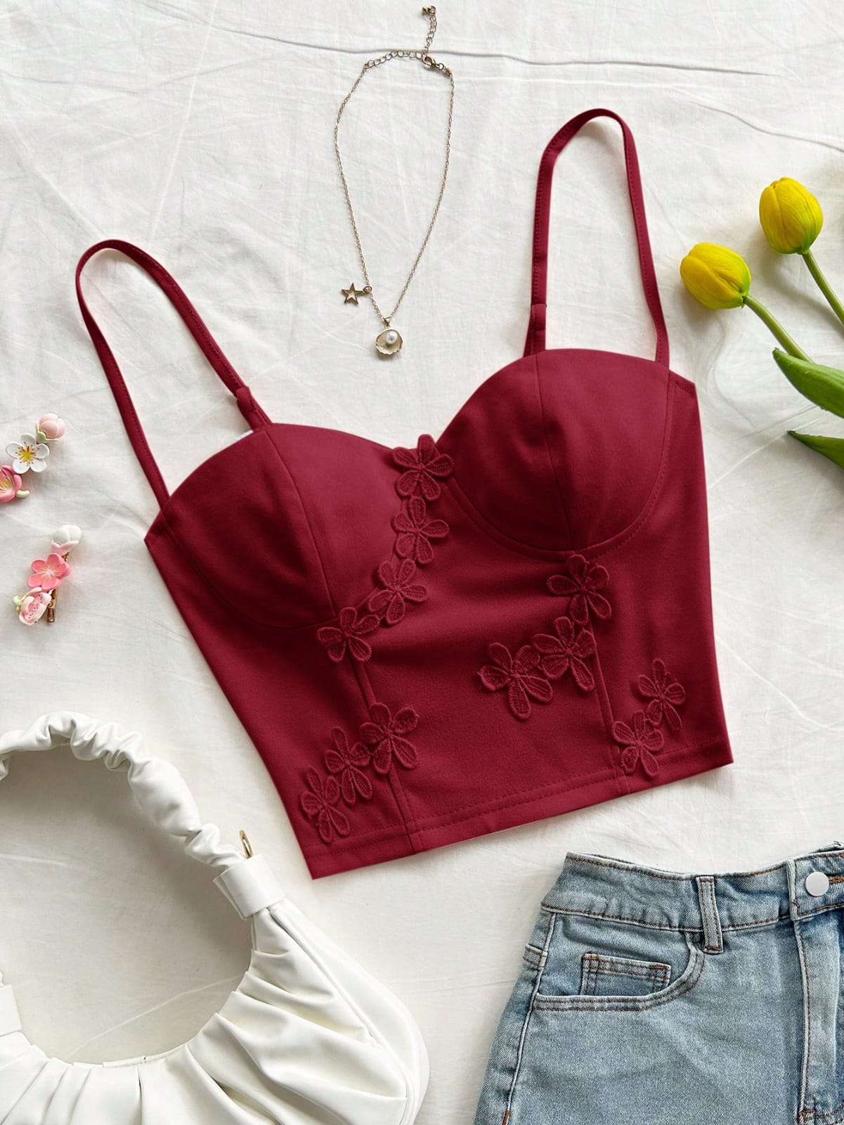 TOP COLOR ROJO