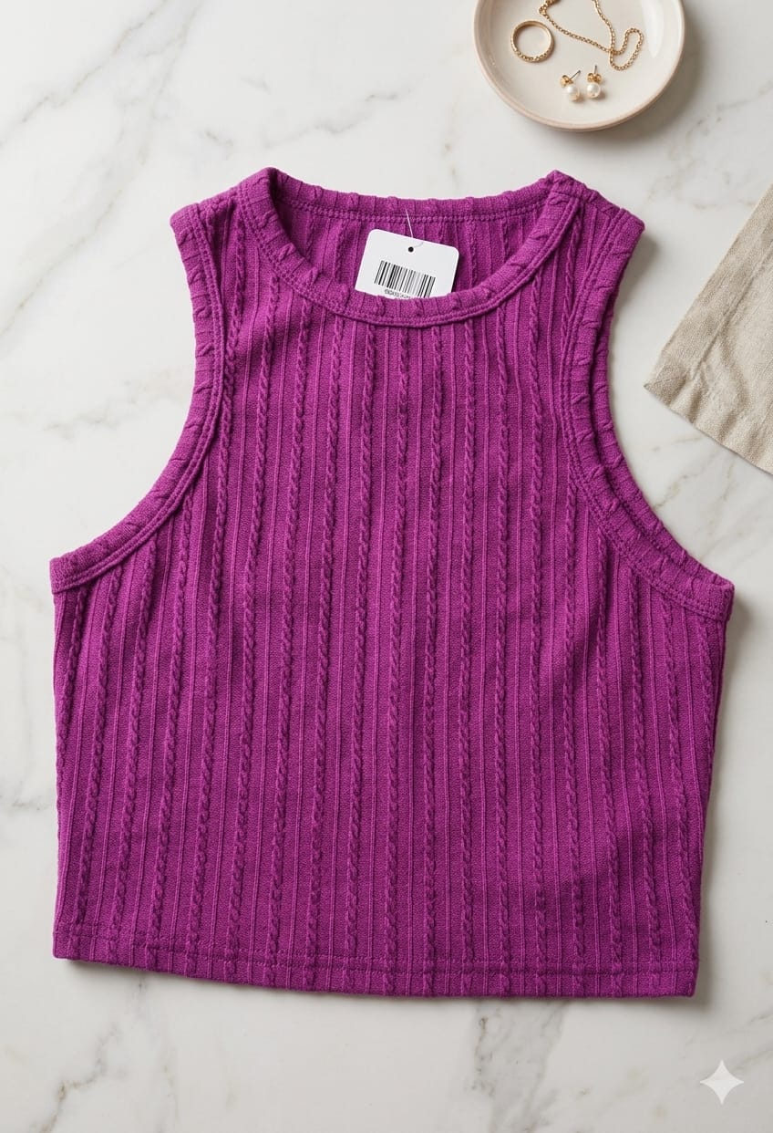 BLUSA DE DAMA COLOR MORADA