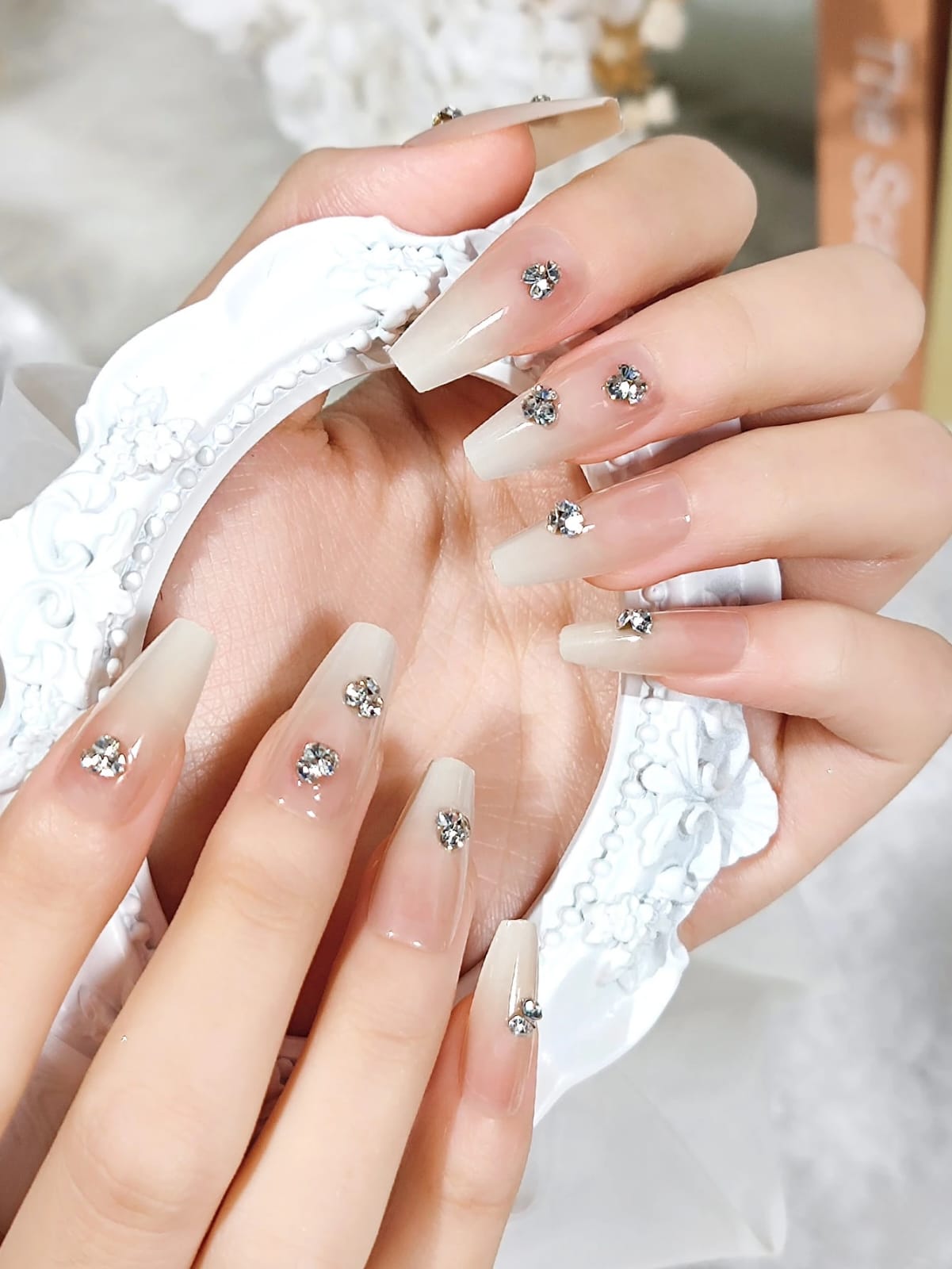 CAJITA DE UÑAS POSTIZAS