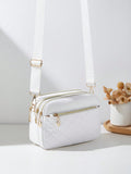 CARTERA COLOR BLANCA