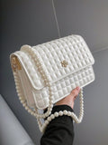 CARTERA COLOR BLANCA