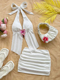 CONJUNTO TOP COLOR BLANCO