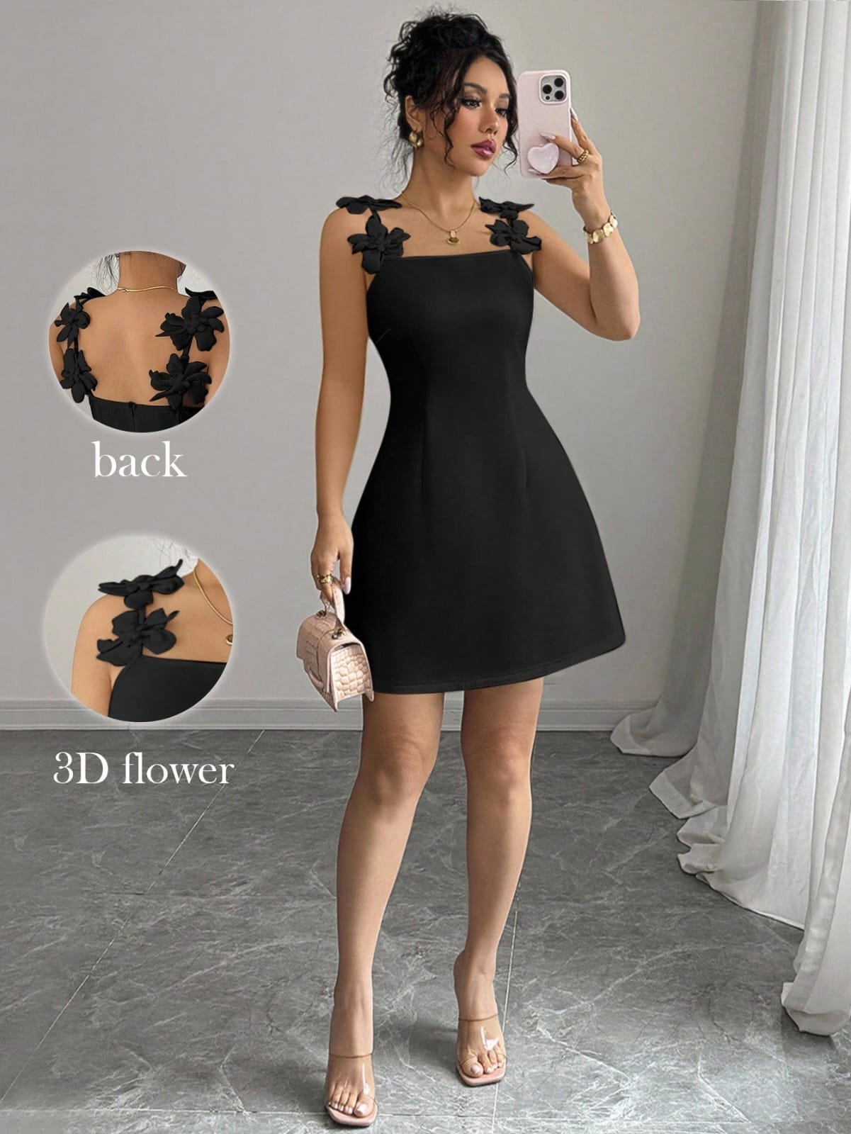 VESTIDO CORTO DE DAMA