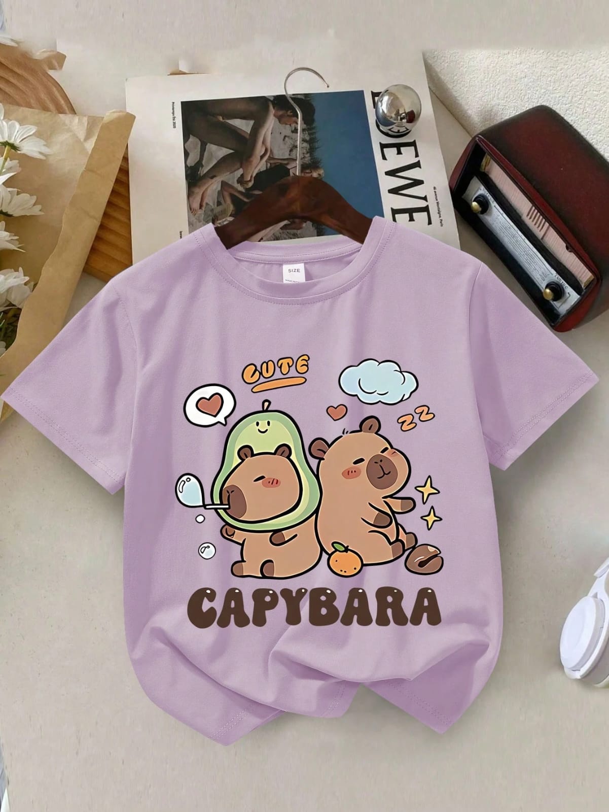 CAMISA DE CAPIBARA COLOR MORADO