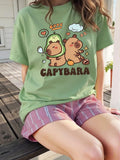 CAMISA DE CAPIBARA COLOR VERDE