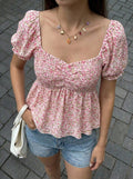 TOP BLUSA COLOR AZUL