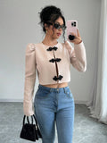 CAMISA MANGA LRGA COLOR BEIGE