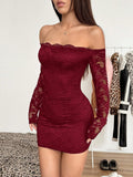 VESTIDO CORTO COLOR ROJO