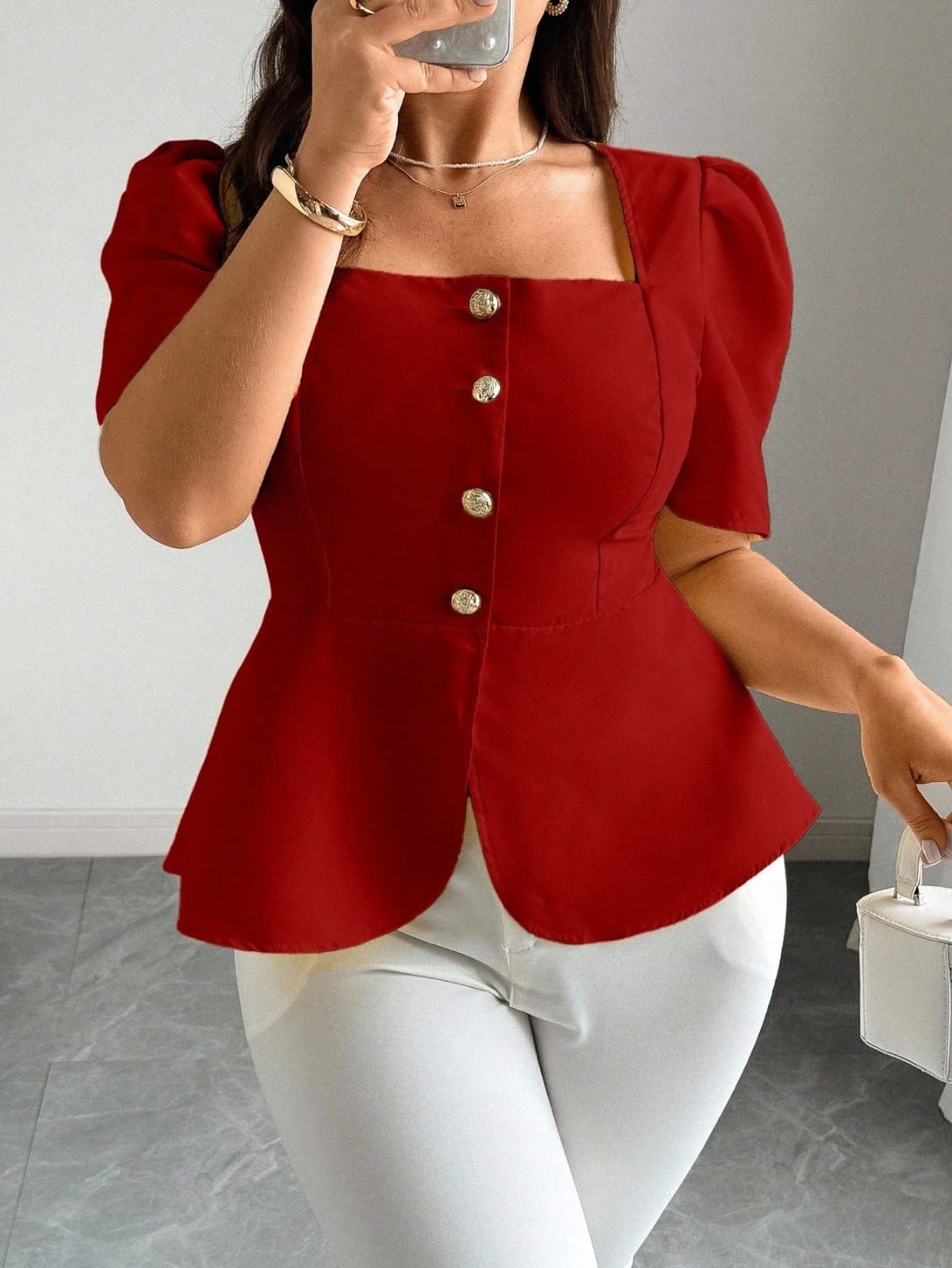 CAMISA COLOR ROJO
