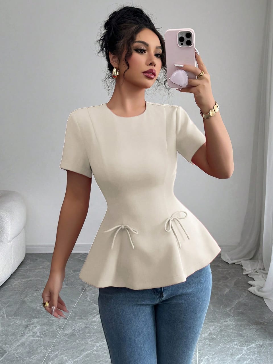 CAMISA COLOR BLANCA