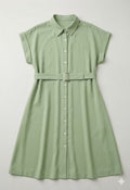 VESTIDO LARGO COLOR VERDE
