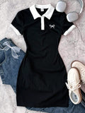 VESTIDO DE MUJER AJUSTADO CON BOTONES