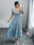 VESTIDO DE MUJER CON ESTAMPADO FLORAL