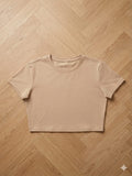CAMISA TOP COLOR CAFÉ