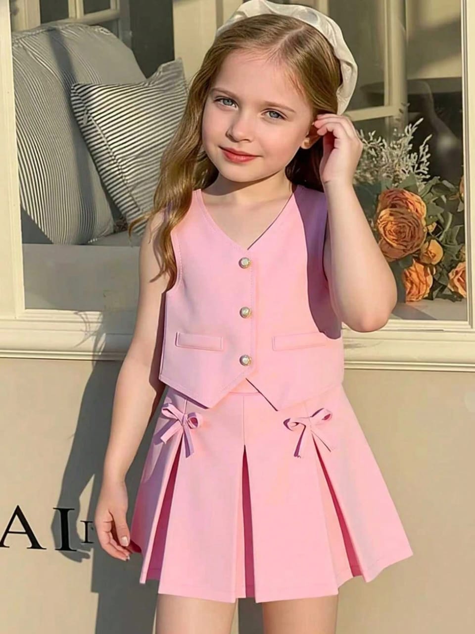 CONJUNTO DE FALDA DE 2 PIEZAS PARA NIÑA