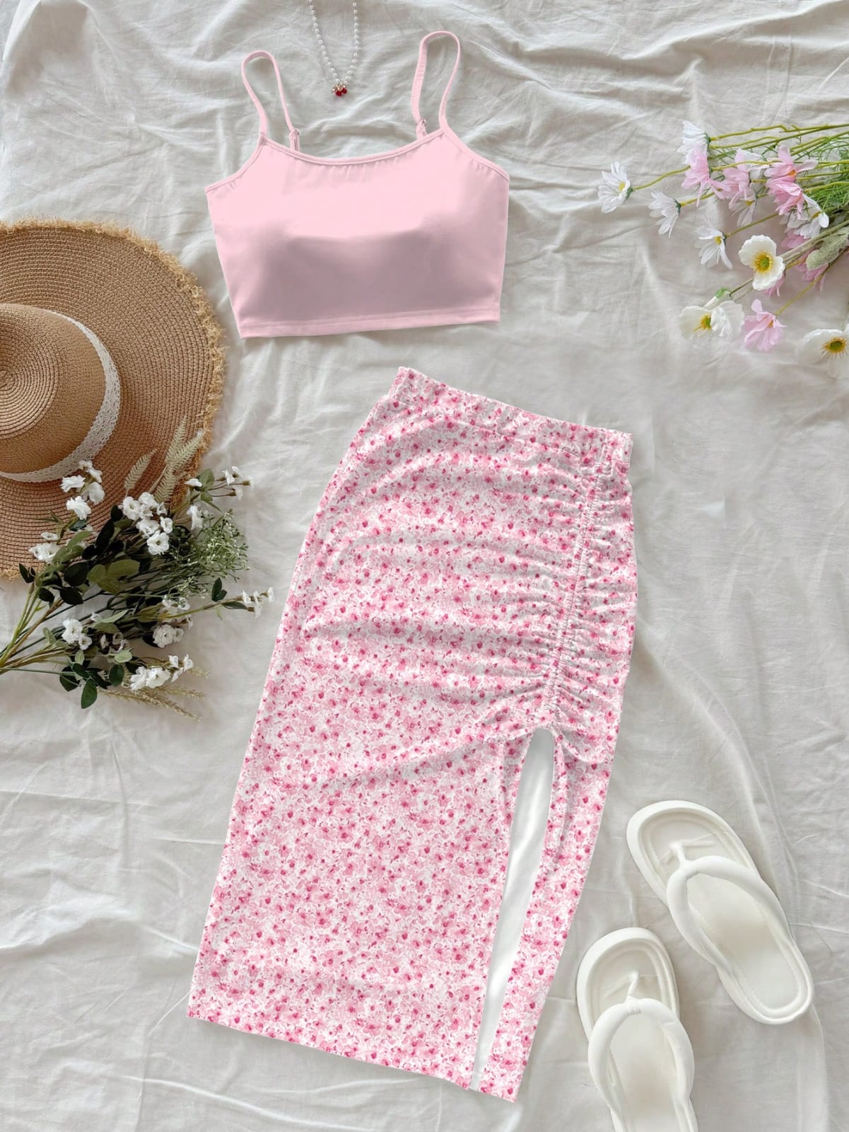 CONJUNTO ROSA DE MUJER