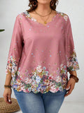 BLUSA DE MUJER CON ESTAMPADO FLORAL