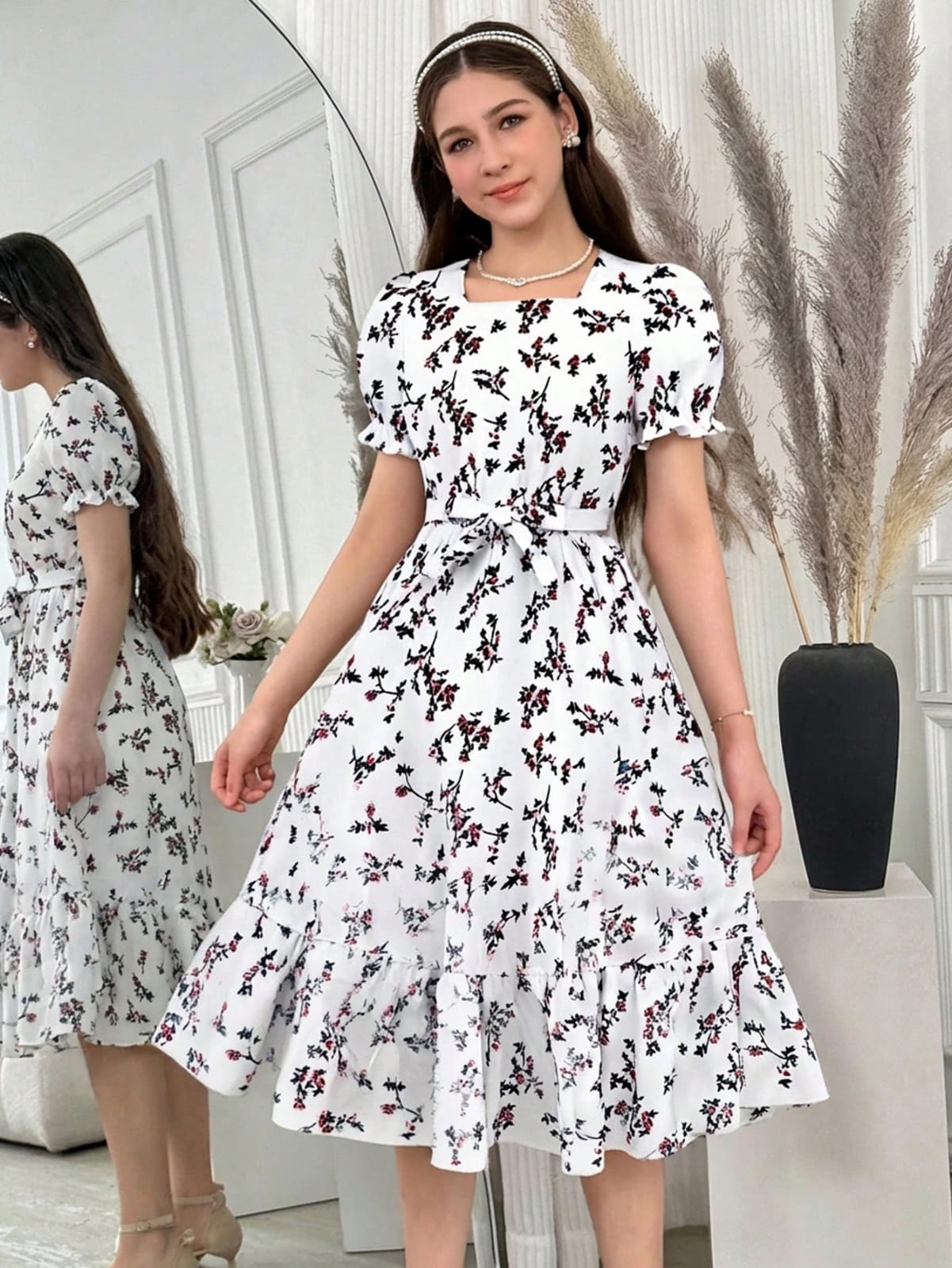 VESTIDO LARGO DE NIÑA