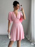 VESTIDO DE MUJER CON ESCOTE V