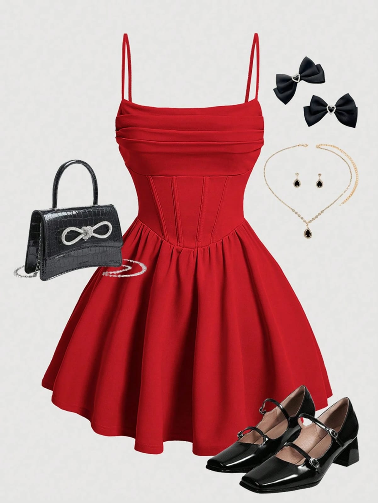 VESTIDO CON TIRANTES DE NIÑA