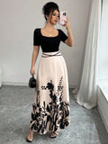 VESTIDO FINO LARGO DE MUJER