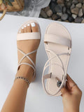 SANDALIAS BEIGE DE MUJER