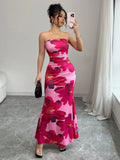VESTIDO LARGO DE MUJER