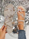 SANDALIA BRILLANTE DE MUJER