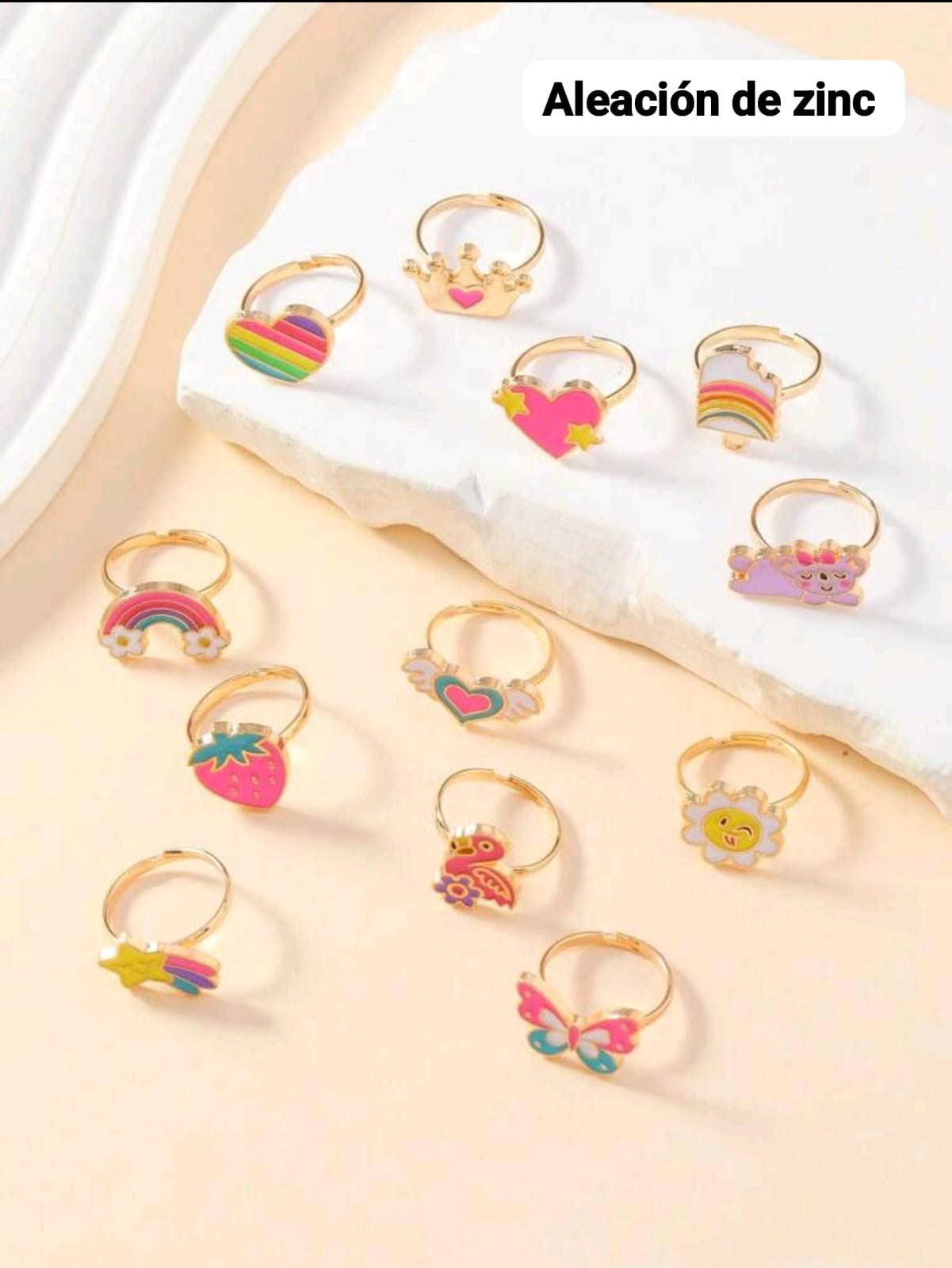 12 ANILLOS DE NIÑA