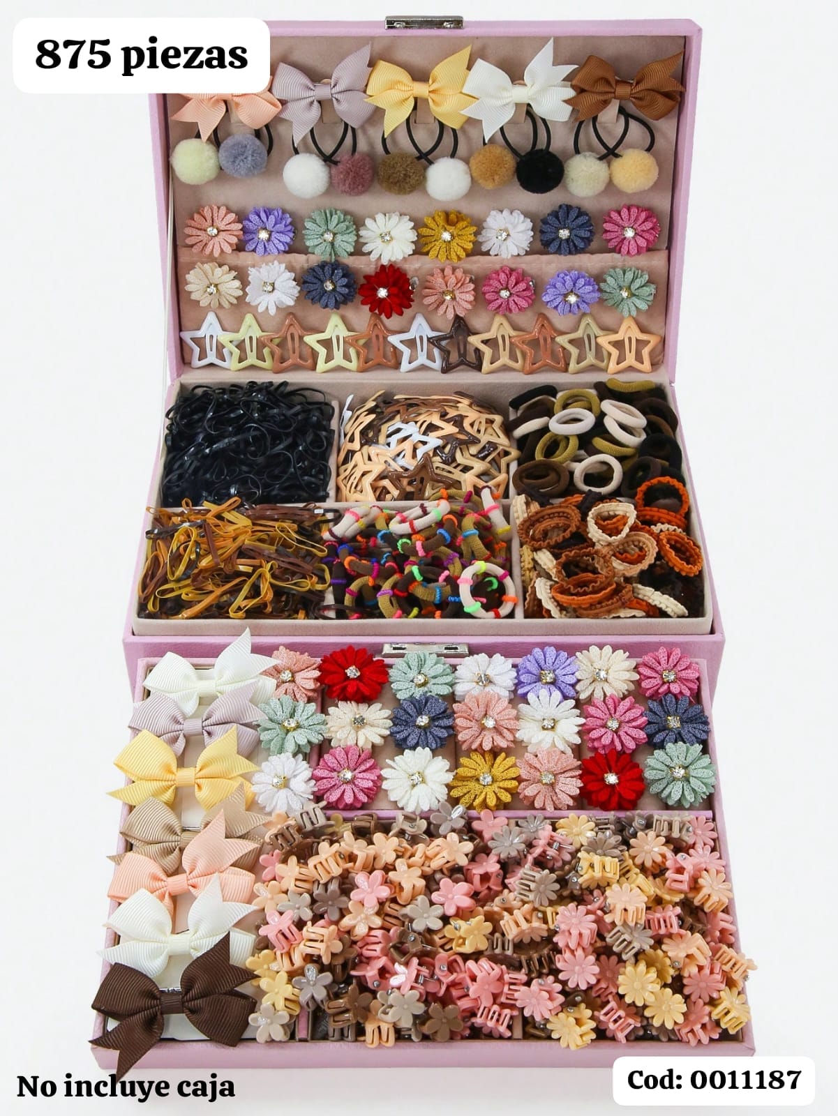 SET DE 875 PIEZAS DE ACCESORIOS