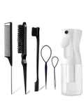 SET PARA PEINADOS BLANCO Y NEGRO