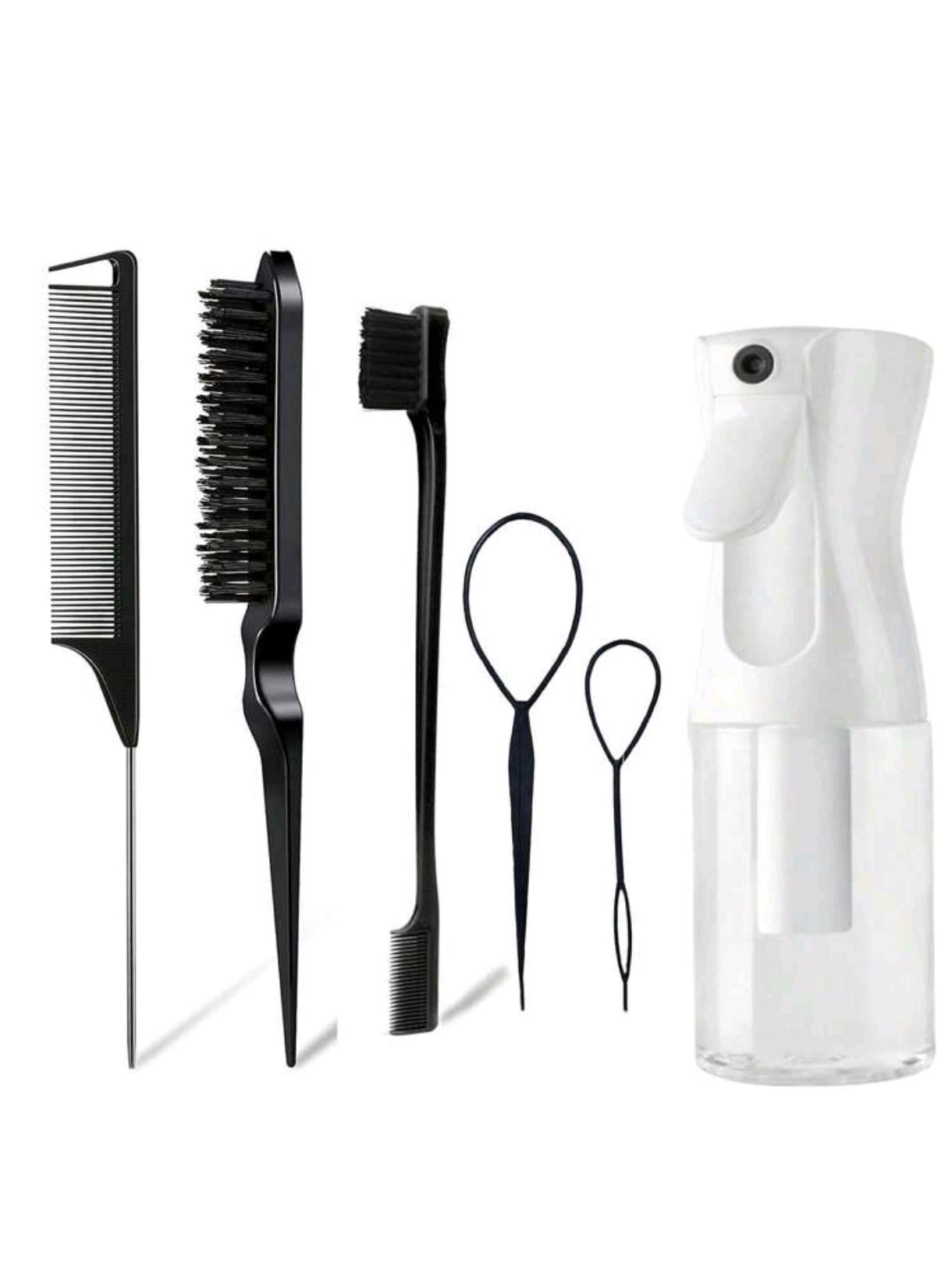SET PARA PEINADOS BLANCO Y NEGRO